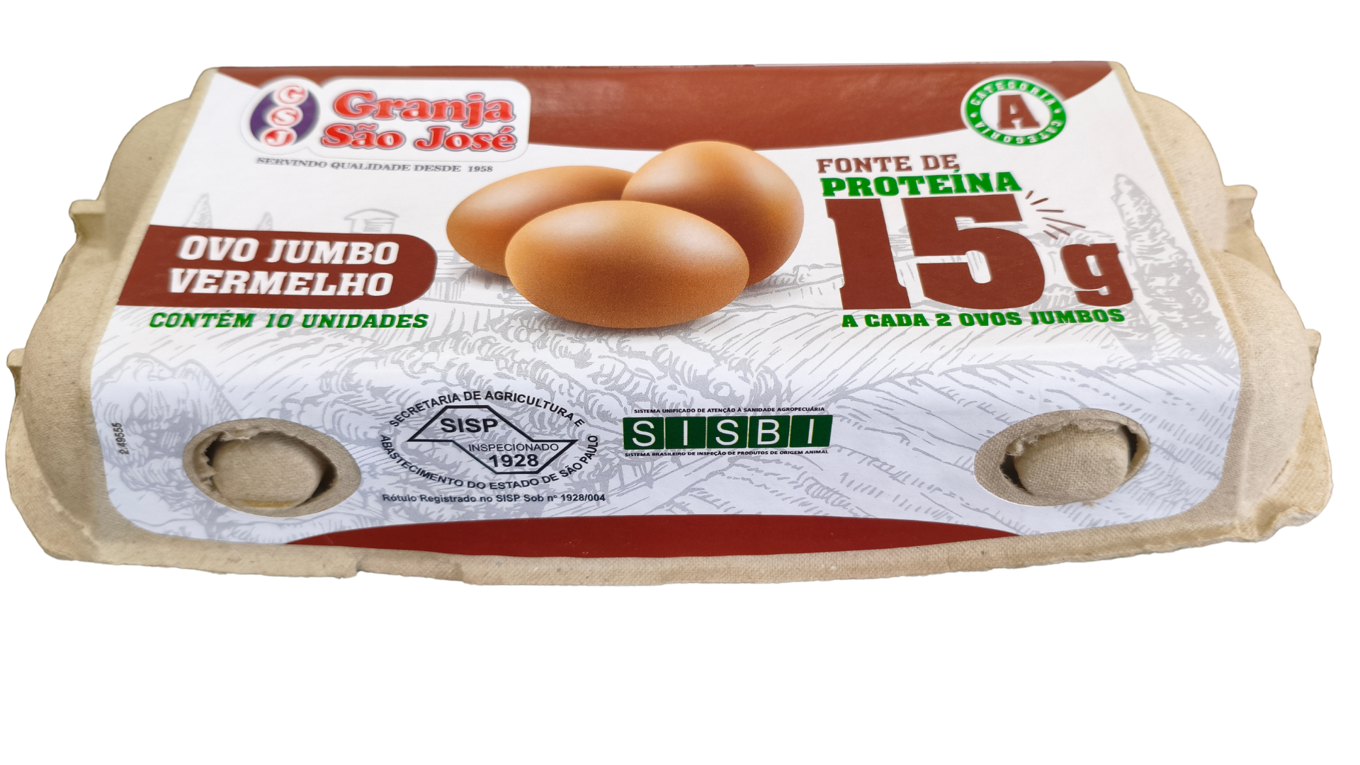 Ovo Jumbo Vermelho Granja São José